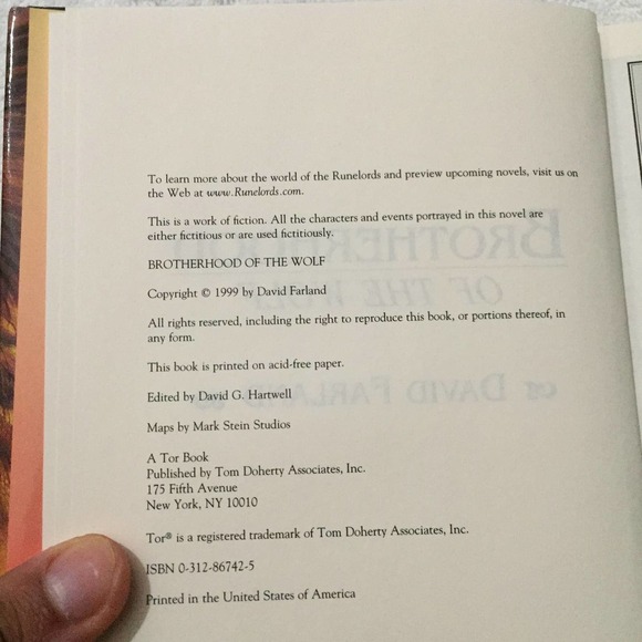 Brotherhood of The Wolf - Hardcover Book - Picture 8 of 8